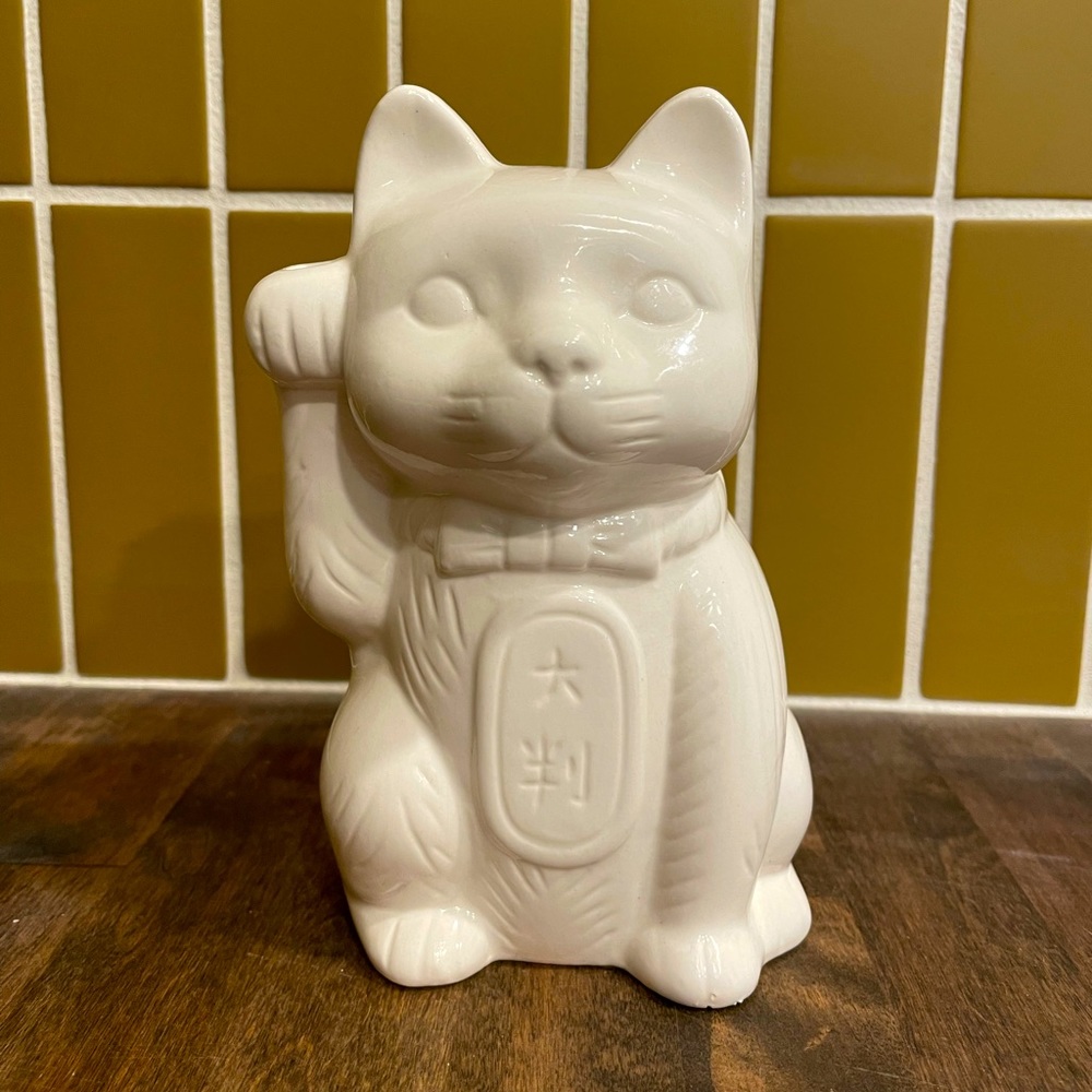 Lucky cat tiki mug